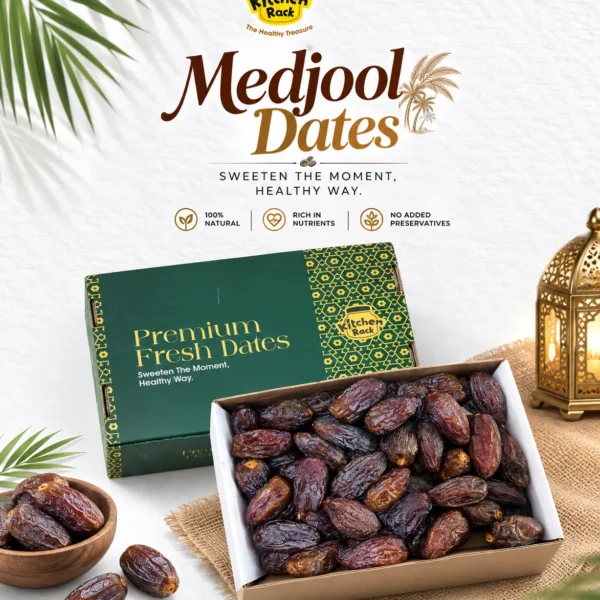 Egyptian Medjool Dates (Large Size) — মিশরীয় মাজদুল খেজুর (বড় সাইজ)